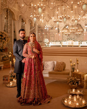 SANIYA Maskatiya – Red Bridal | SM-Rb-046